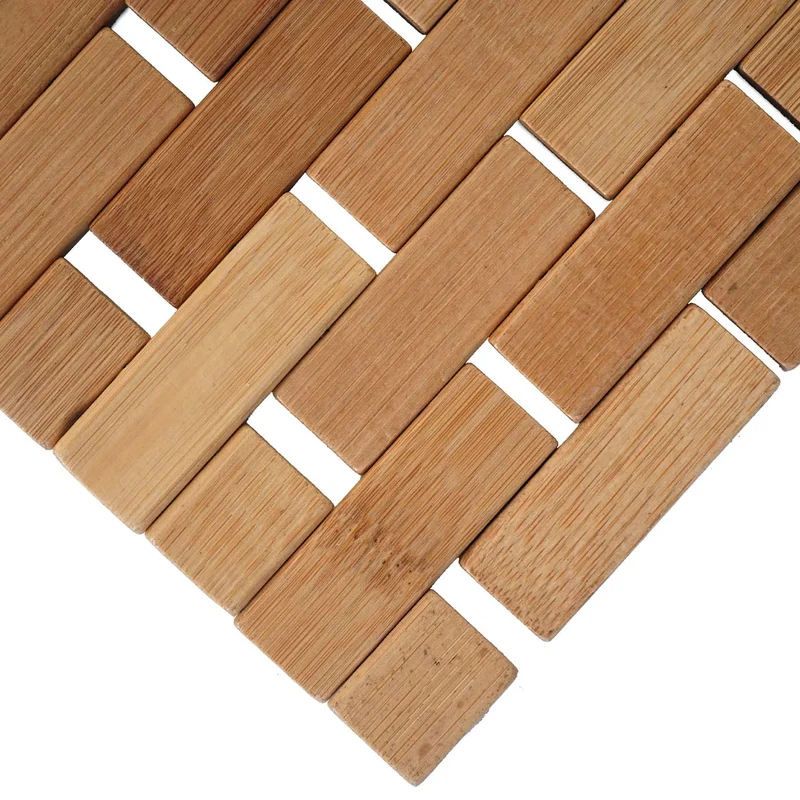 Accessoires de salle de bain porte-papier toilette tapis de bain en bamboo 04_0004759