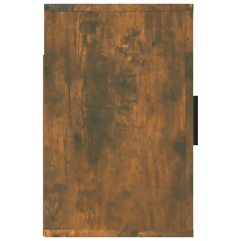 Table de chevet murale avc compartiment avec porte 50 x 30 x 47 cm en bois d'ingénierie marron DEC034261