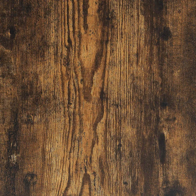 Table de chevet avec tiroir et compartiment ouvert 40 x 35 x 50 cm bois d’ingénierie marron et métal DEC033592