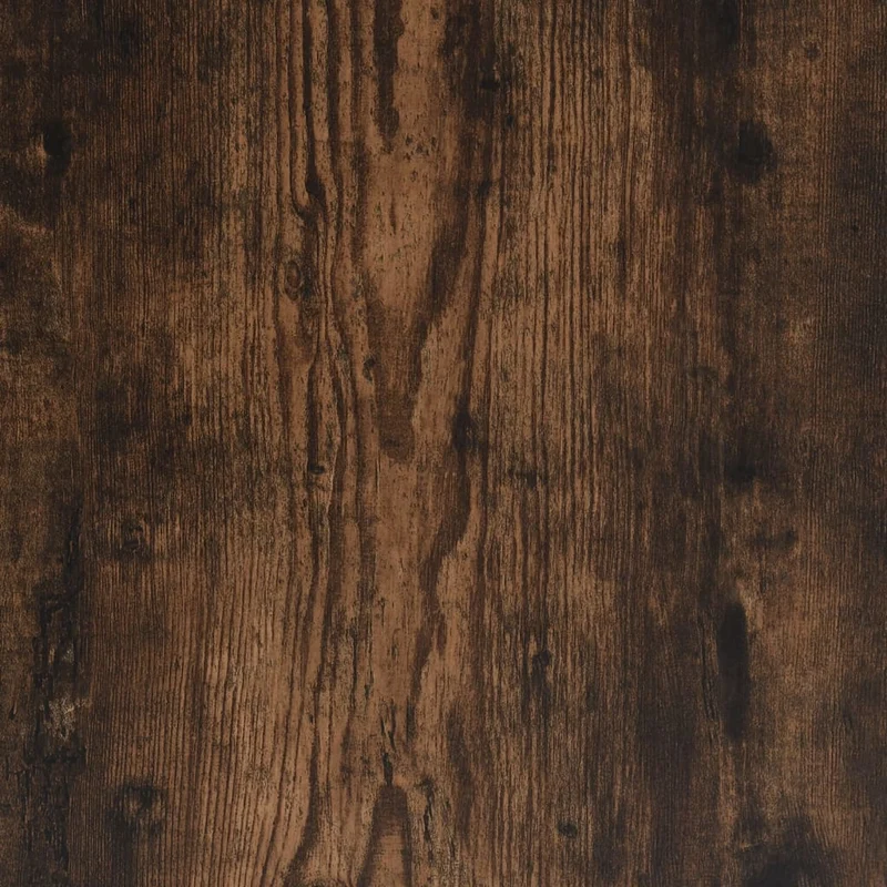 Table de chevet 2 tiroirs avec pieds en bois 40 x 35 x 50 cm bois d'ingénierie marron DEC033203