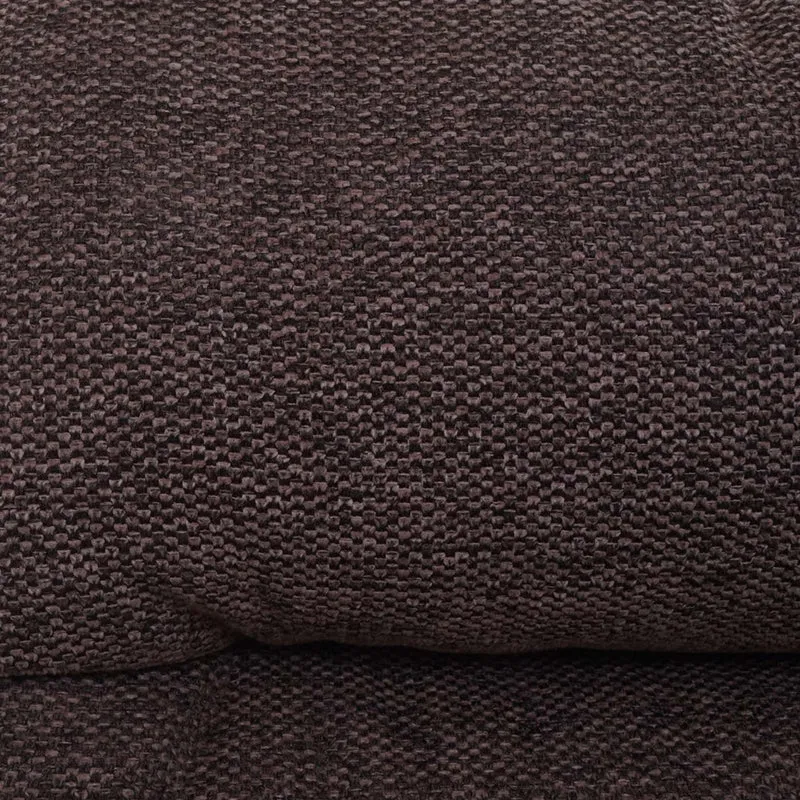 Chaise de salle à manger de cuisine pivotante position automatique tissu/textile marron foncé avec accoudoirs 04_0006360
