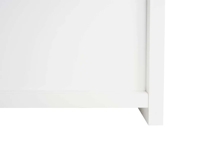 Armoire à miroir meuble de salle de bain mural 6 étagères brillant 70 x 80 x 16 cm blanc 04_0005769