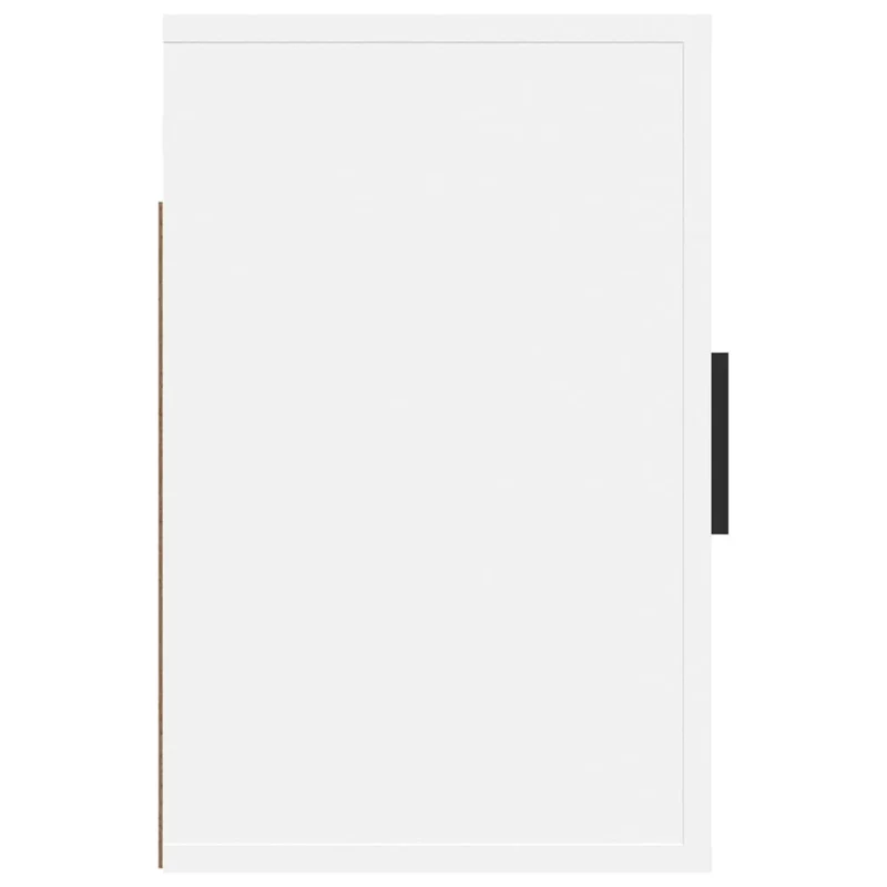 Lot de 2 tables de chevet murales avec compartiment avec porte 50 x 30 x 47 cm bois d'ingénierie blanc DEC036024