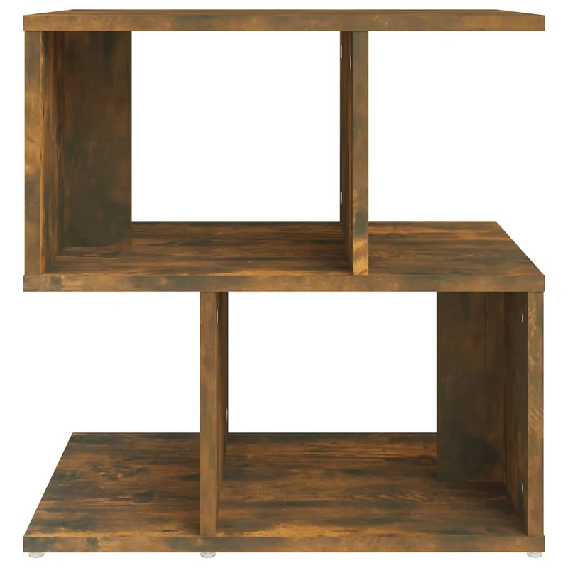 Table de chevet bout de canapé meuble d'appoint 50 x 30 x 51,5 cm bois d'ingénierie marron DEC033660