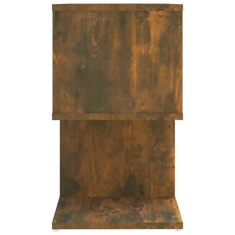 Table de chevet bout de canapé meuble d'appoint 50 x 30 x 51,5 cm bois d'ingénierie marron DEC033660