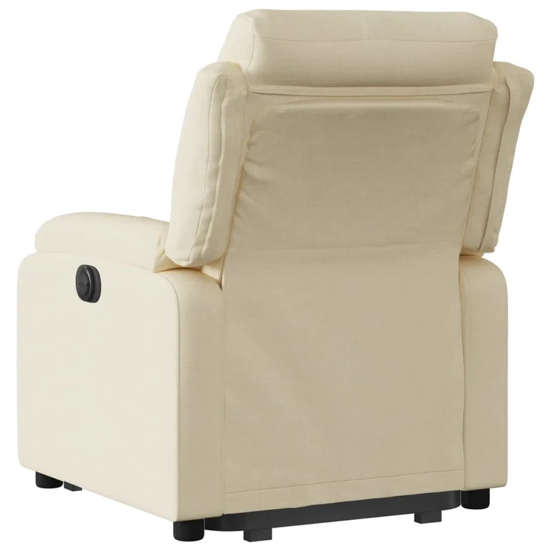 Fauteuil relax TV fonction de levage électrique très confortable en tissu crème DEC028293