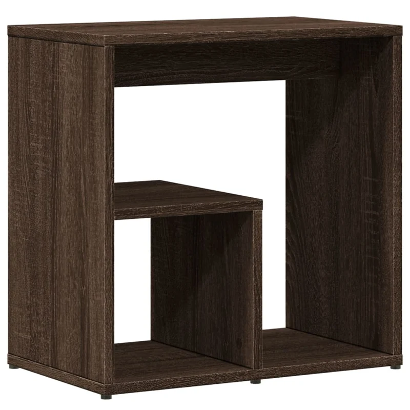 Tables d'appoint bout de canapé support de plantes 50 x 30 x 50 cm en bois ingénierie marron DEC032624