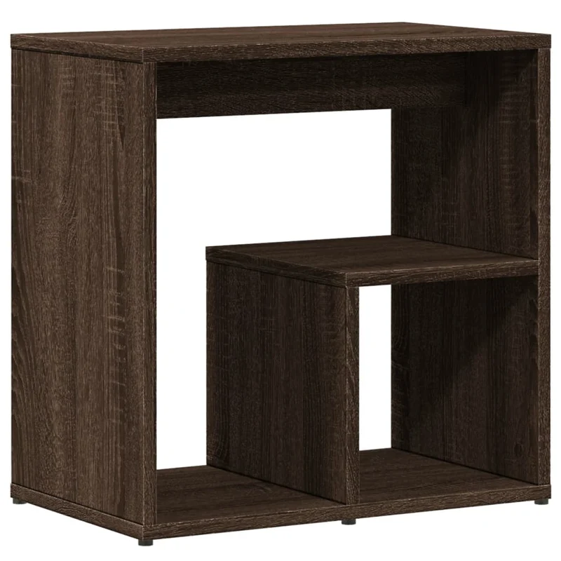 Tables d'appoint bout de canapé support de plantes 50 x 30 x 50 cm en bois ingénierie marron DEC032624