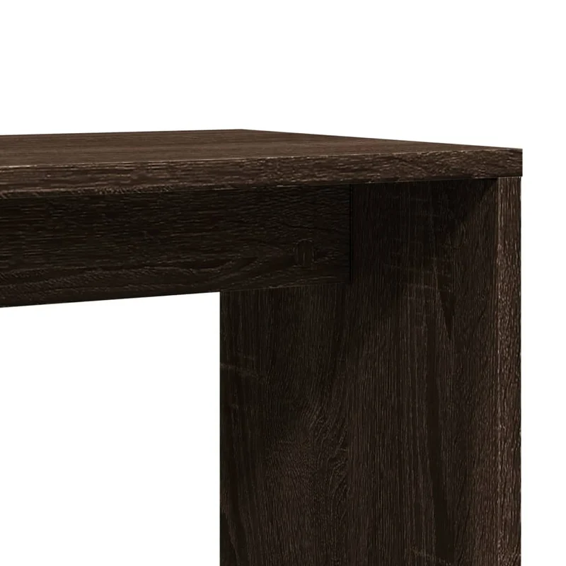 Tables d'appoint bout de canapé support de plantes 50 x 30 x 50 cm en bois ingénierie marron DEC032624