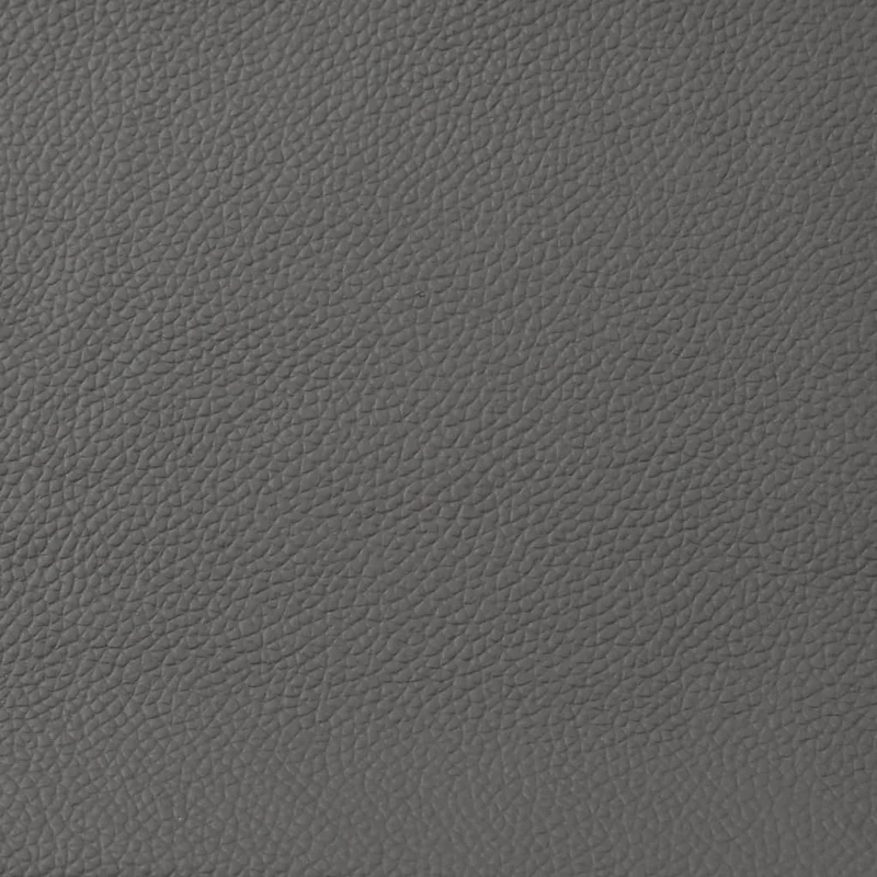Fauteuil relax TV rembourrage confortable fonction d'inclinaison manuelle en cuir véritable gris DEC027923