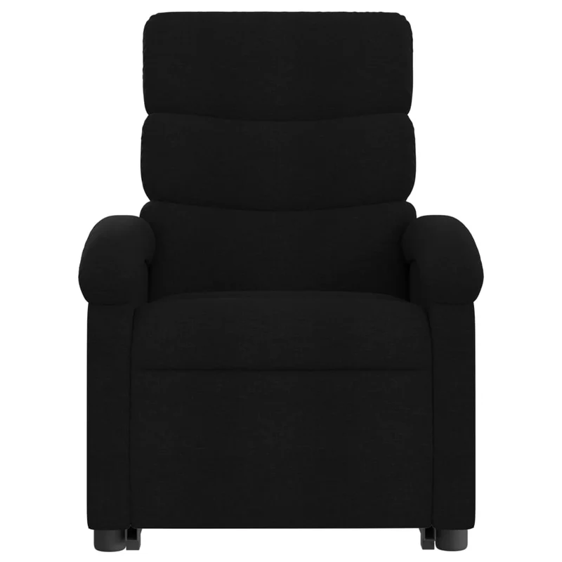 Fauteuil relax TV fonction de levage électrique très confortable en tissu noir DEC028484