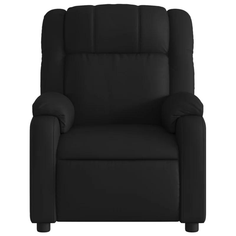 Fauteuil relax TV fonction d'inclinaison électrique très confortable en PVC noir DEC028472