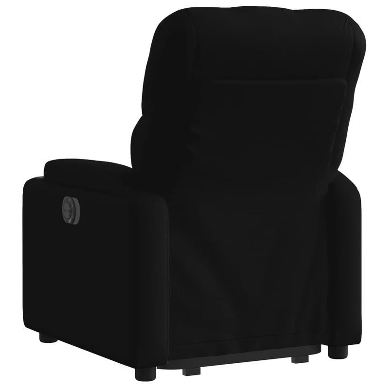Fauteuil relax TV fonction de levage électrique très confortable en tissu noir DEC028493