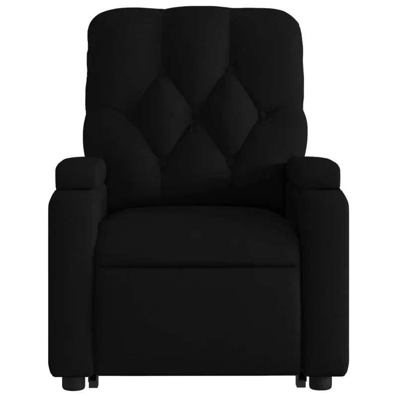 Fauteuil relax TV fonction de levage électrique très confortable en tissu noir DEC028493