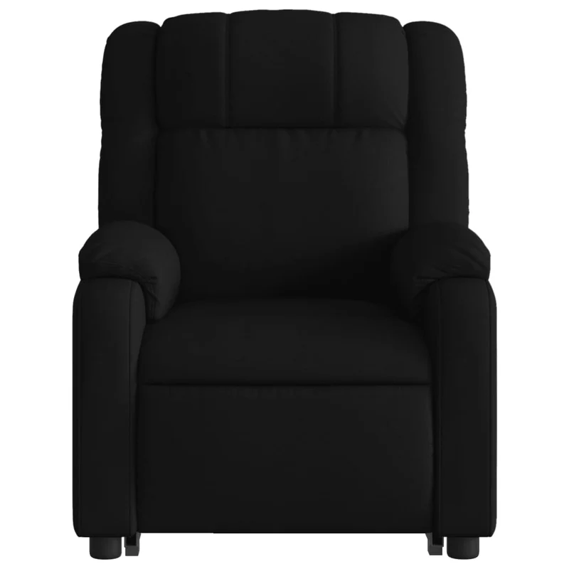 Fauteuil relax TV fonction de levage électrique très confortable en tissu noir DEC028492