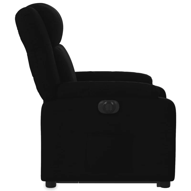 Fauteuil relax TV fonction de levage électrique très confortable en tissu noir DEC028492