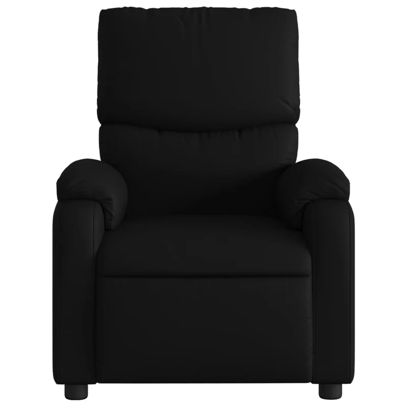 Fauteuil relax TV fonction d'inclinaison électrique très confortable en PVC noir DEC028467