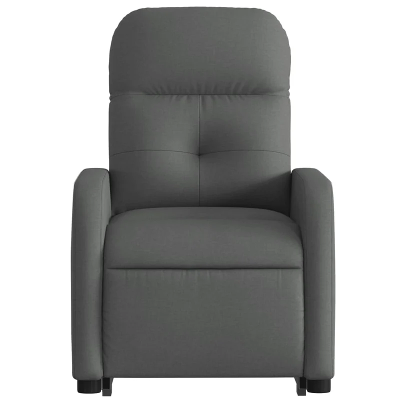 Fauteuil relax TV fonction de levage électrique très confortable en tissu gris foncé DEC028349