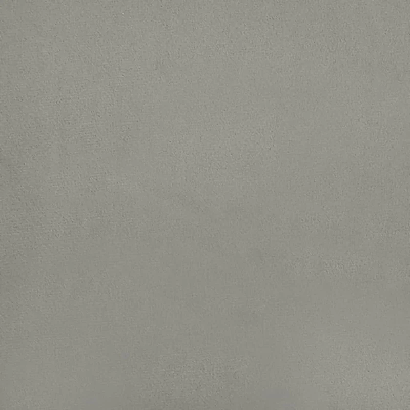 Tête de lit accessoire couchage chambre à coucher meuble capitonné 2 parties 80 x 5 x 78/88 cm tissu velours gris clair TDL0206413