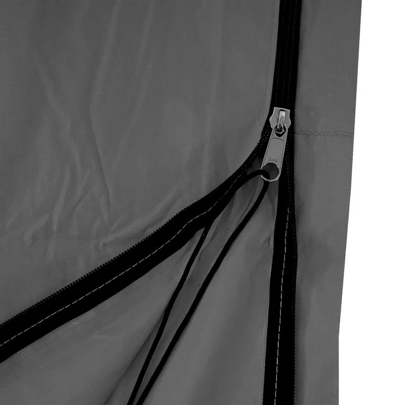 Cas de protection Meran pour l'écran de marché jusqu'à 5 m, couvercle couvercle couvercle avec fermeture à glissière ~ anthracite 04_0001646
