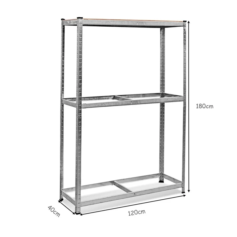 Etagère rangement stockage pour pneus rayonnage à pneus à 3 niveaux 120 x 40 x 180 cm 20_0000606
