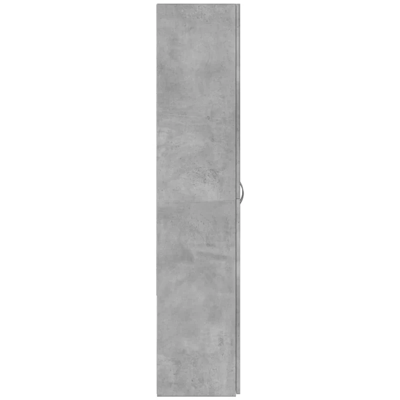 Meuble de bureau armoire de rangement bureau 60 x 32 x 153 cm bois d'ingénierie gris DEC024479