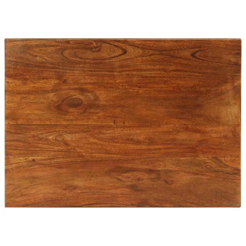 Lot de 3 tables d'appoint gigogne en bois massif d'acacia 50 x 35 x 50 cm DEC032573
