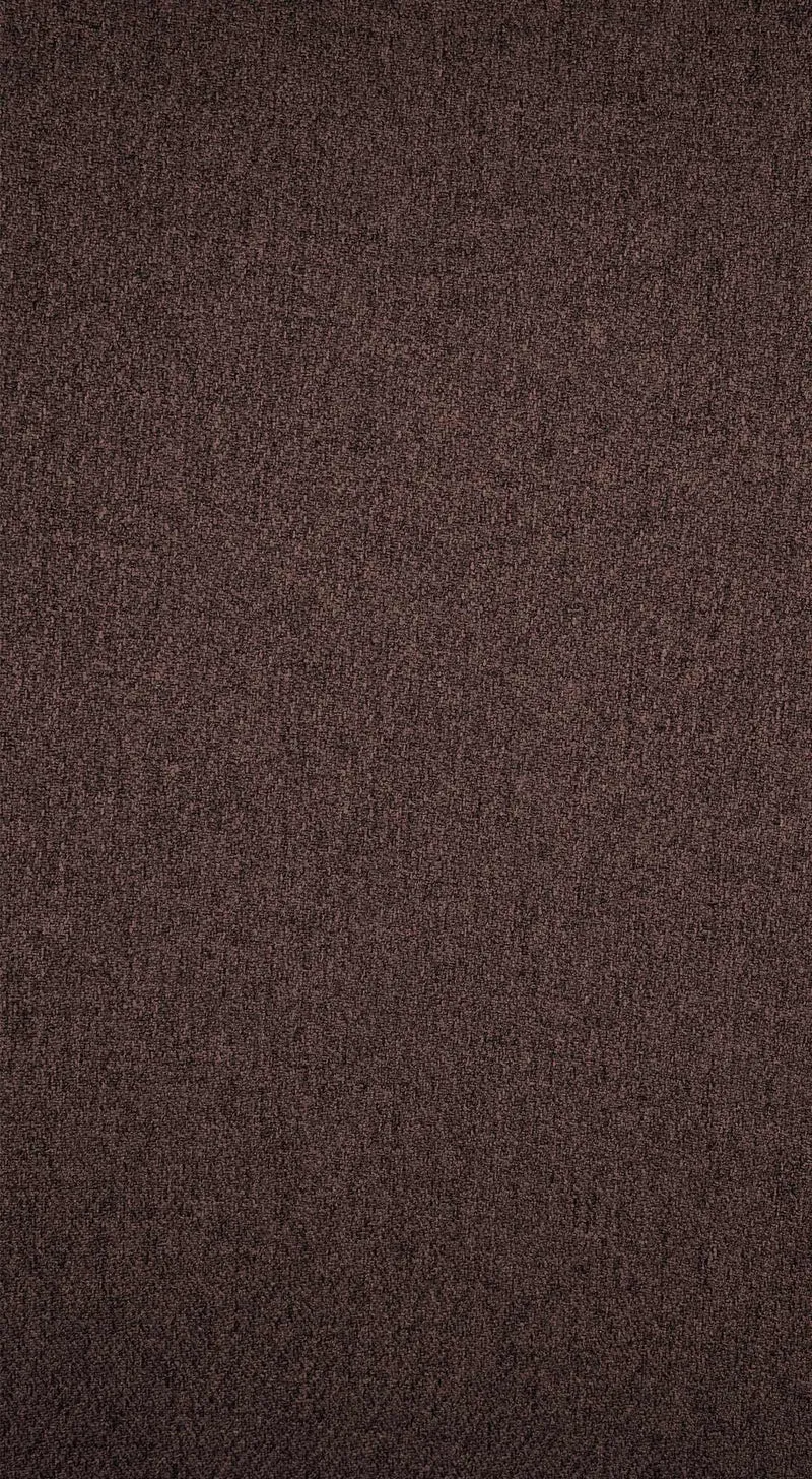 Chaise de salle à manger x1 boutons décoratifs en tissu marron et pieds en bois marron clair 10_0002175