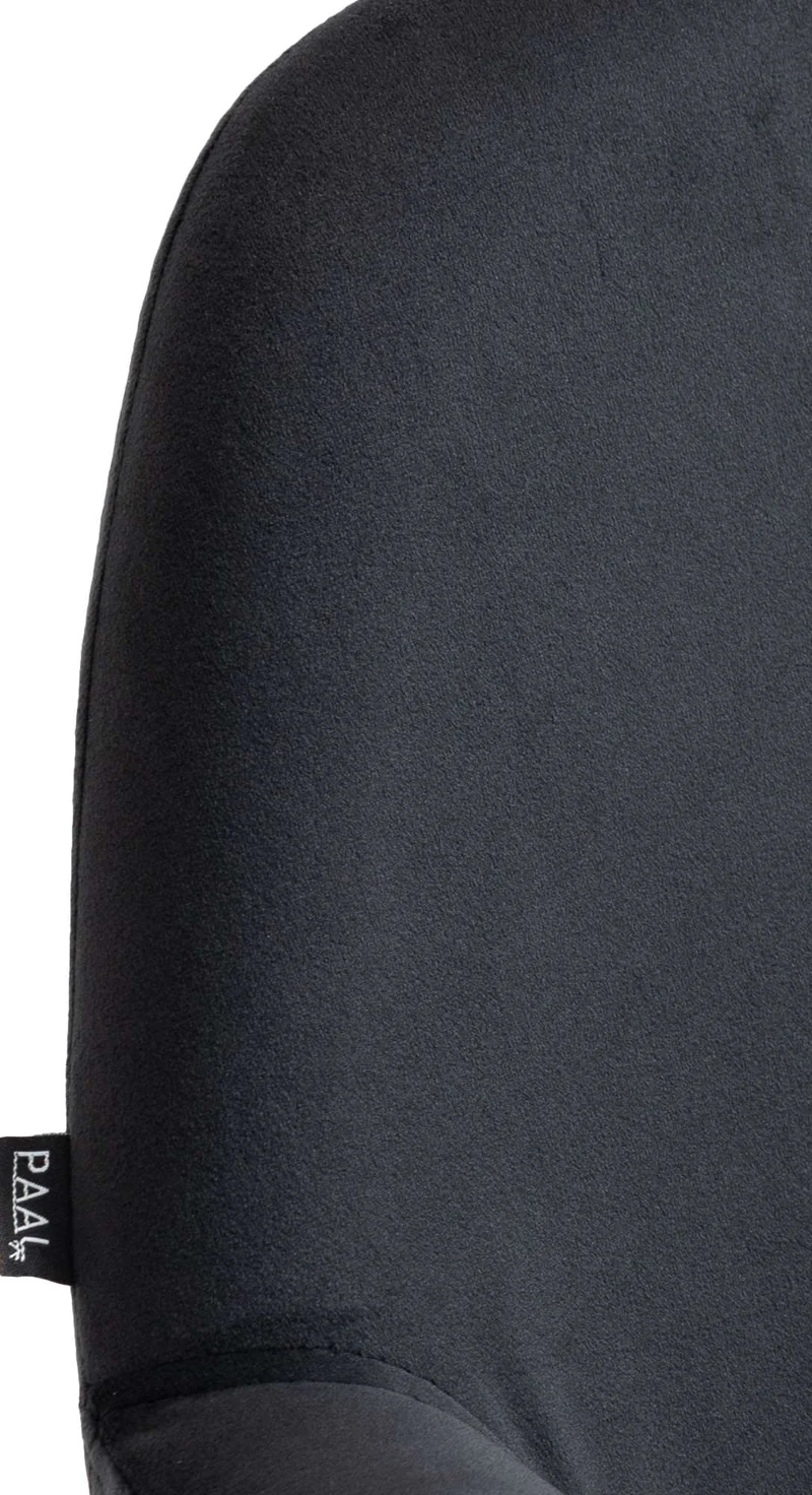 Lot de 2 tabourets de bar avec repose-pieds et accoudoirs en velours noir piètement en trompette métal noir 10_0005987