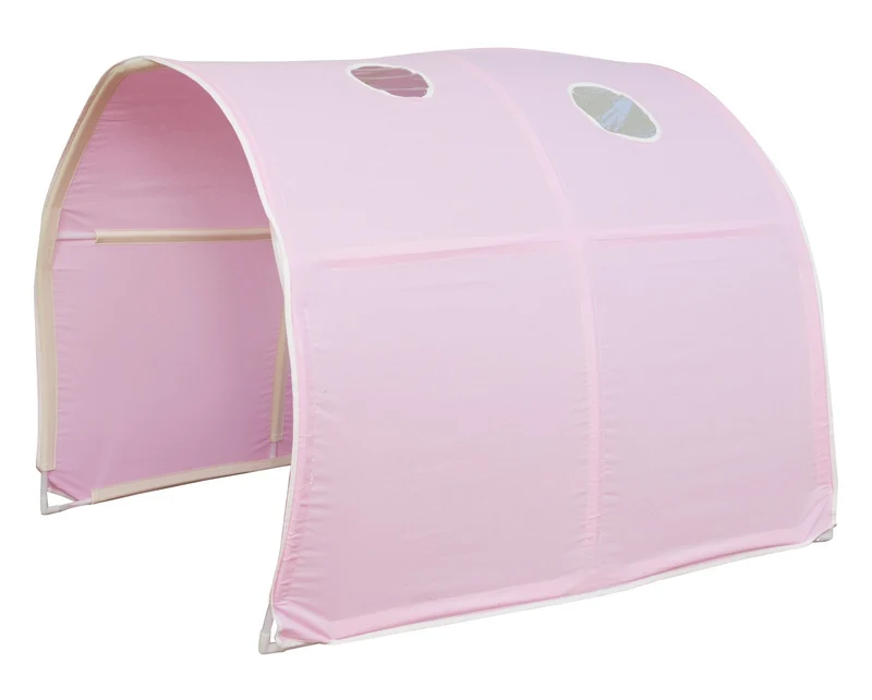 Tunnel pour lit enfant superposé tente accessoires rose 90x70x100cm APE06030