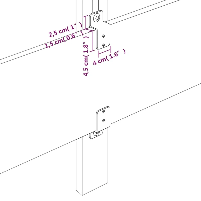 Tête de lit accessoire couchage chambre à coucher meuble 2 parties 72 x 5 x 78/88 cm tissu gris clair TDL0206432