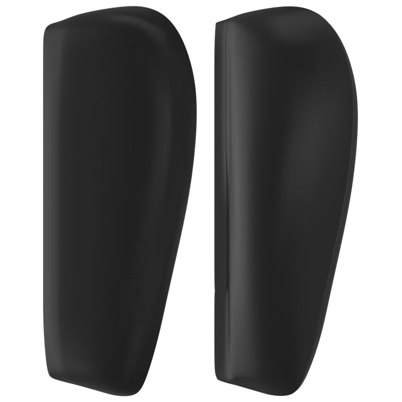 Tête de lit accessoire couchage chambre à coucher meuble avec rebord latéral 147 x 23 x 78/88 cm synthétique noir TDL0204557